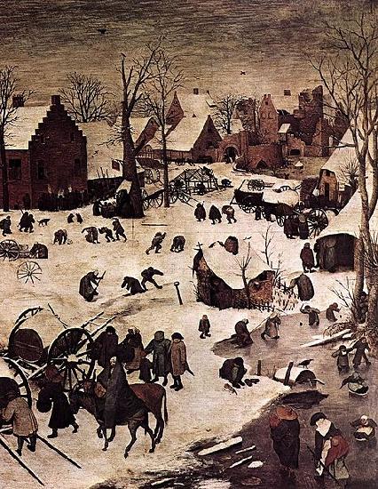 Pieter Bruegel the Elder The Census at Bethlehem oil painting image